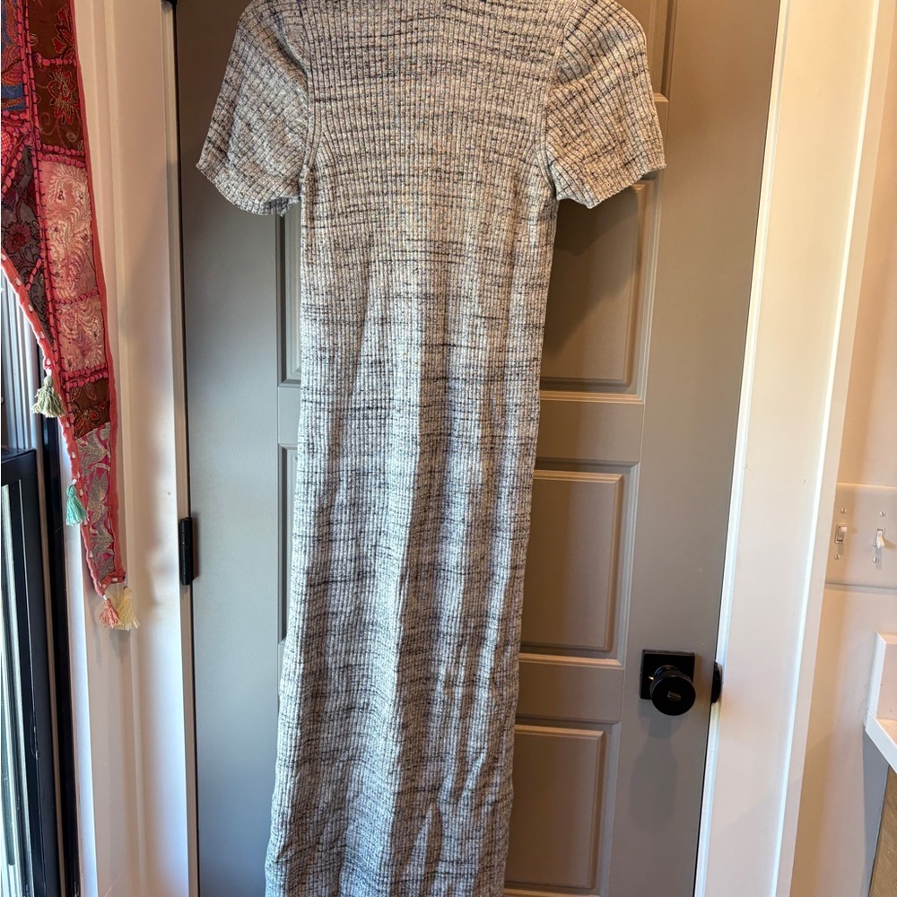 Madewell Heather Gray Knit Maxi Dress - Picture 2 of 5